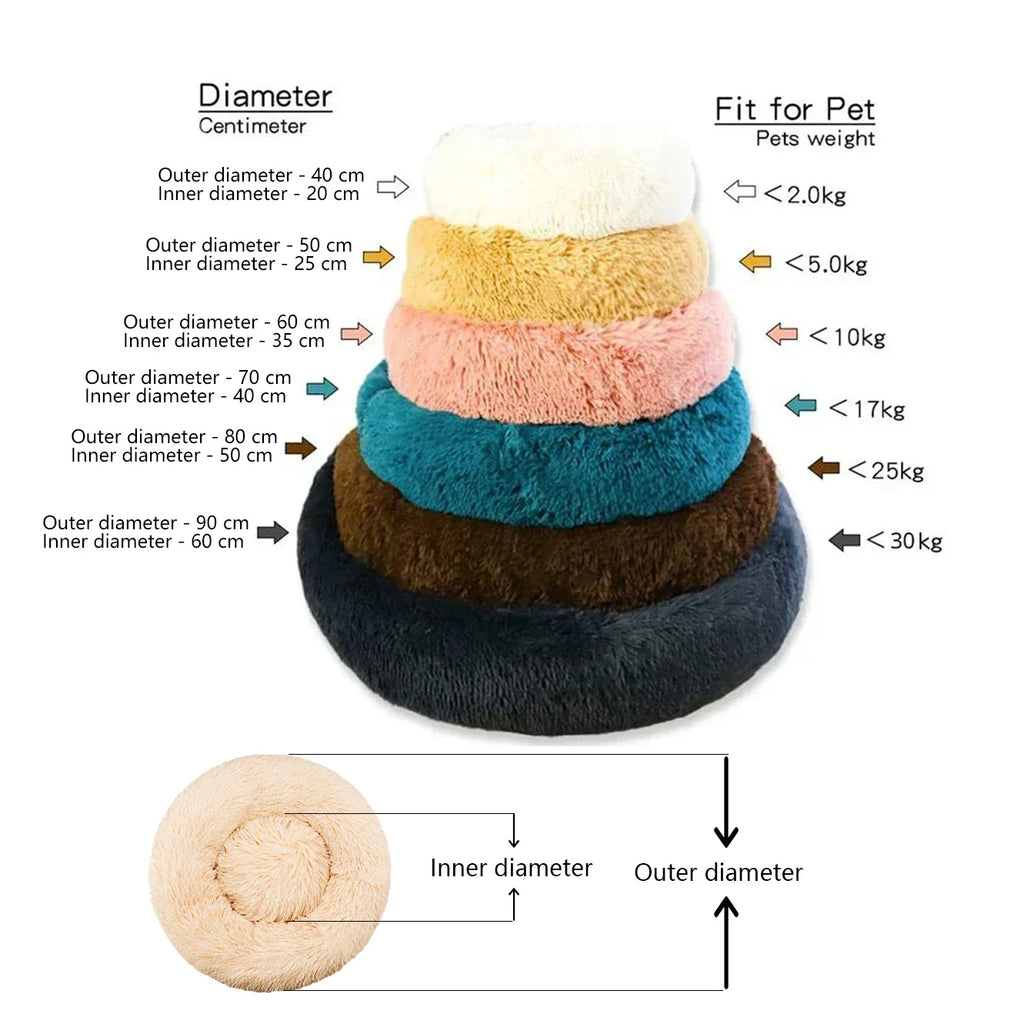 Cozy Round Pet Bed