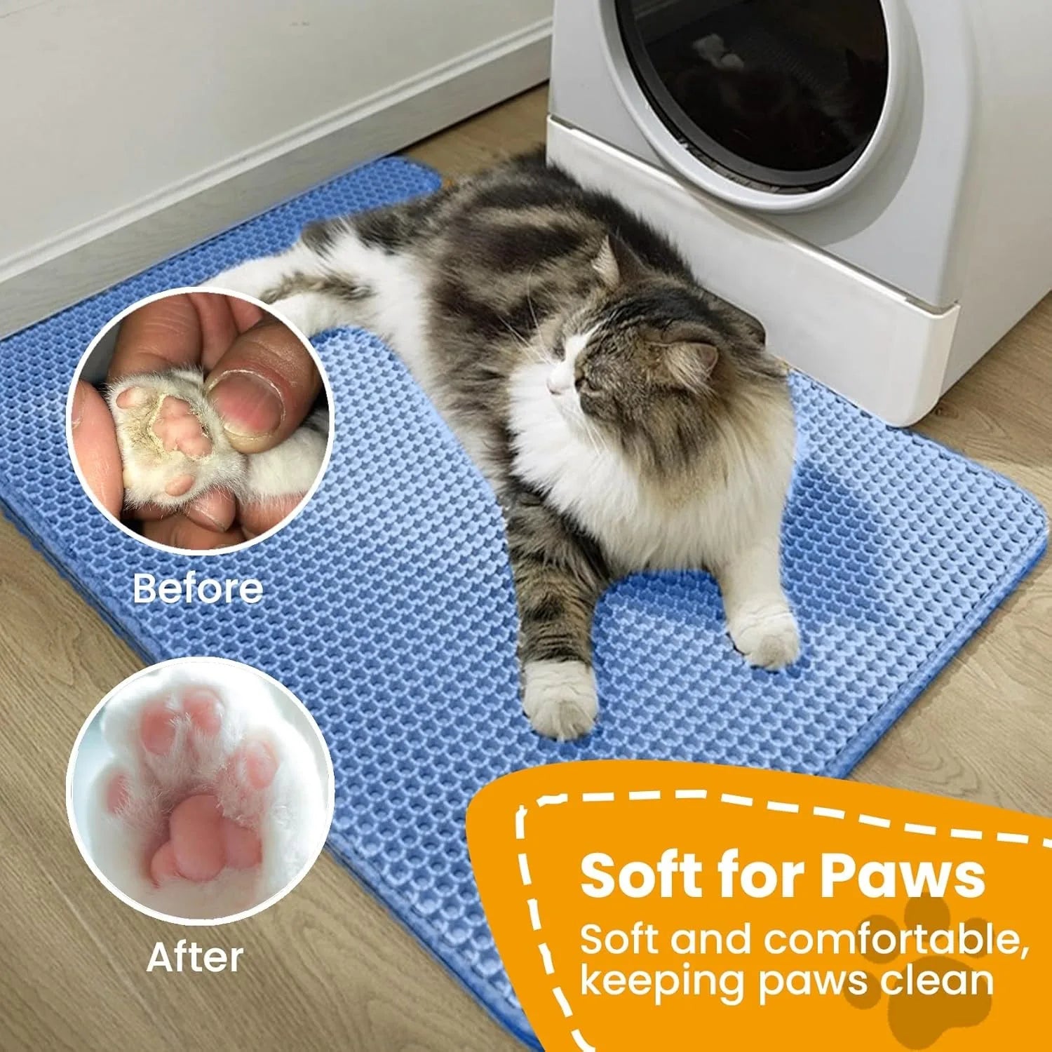 Cozy Paws Kitty Litter Mat