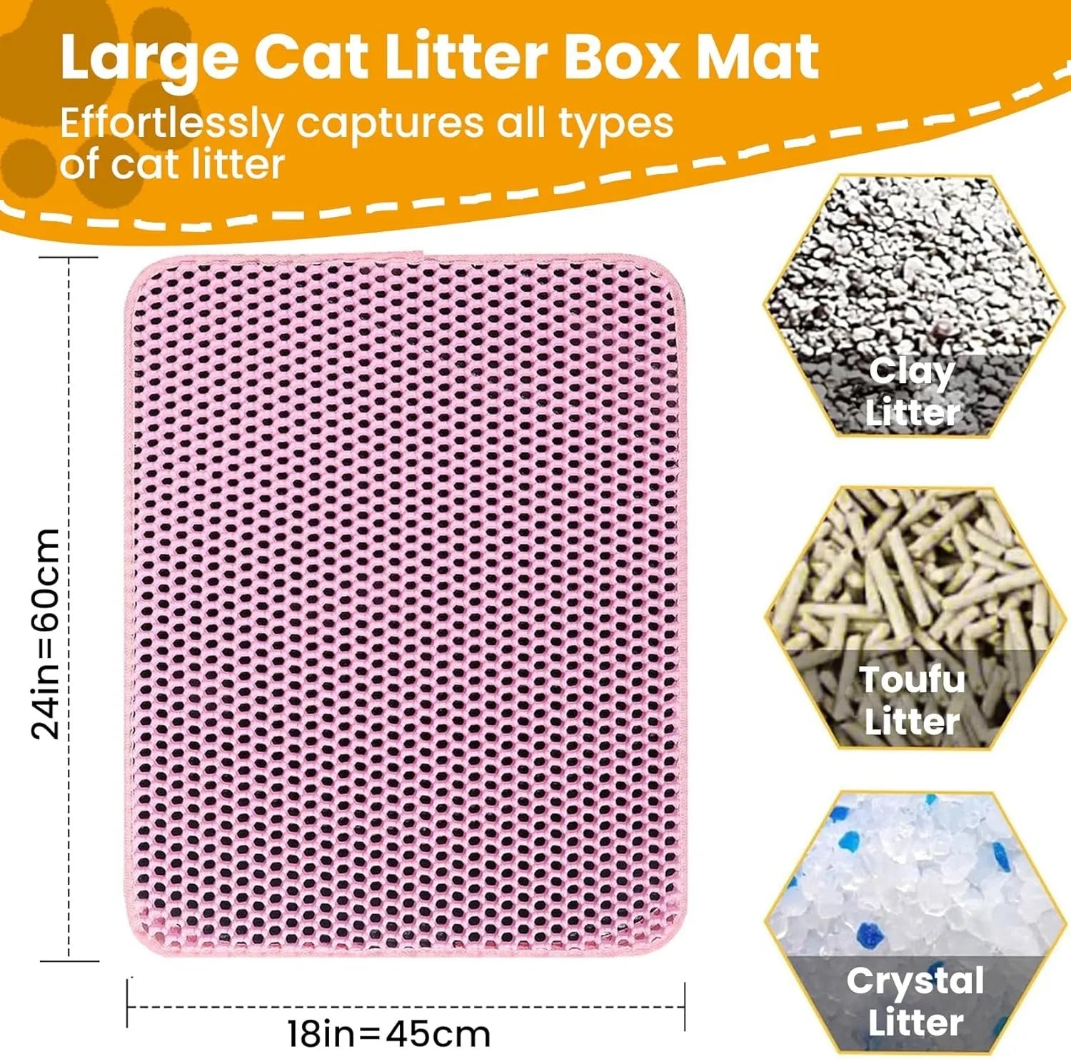 Cozy Paws Kitty Litter Mat